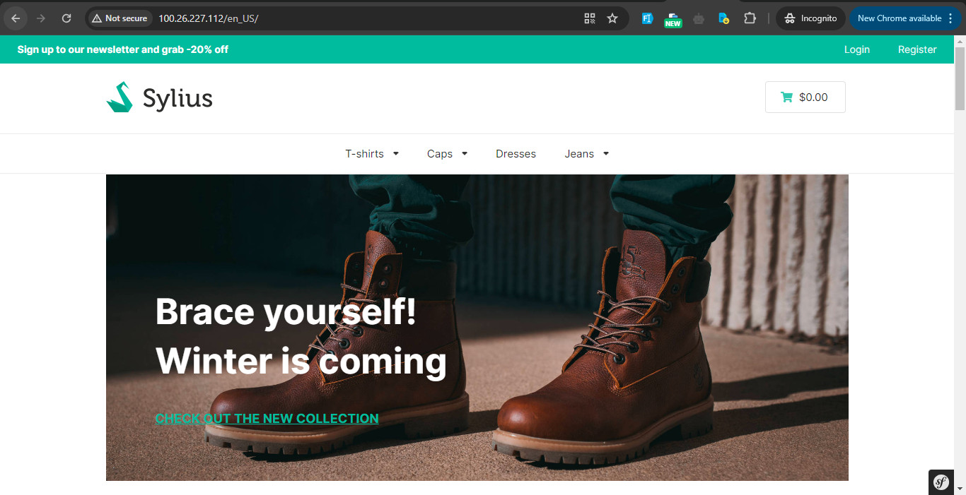 Sylius E-Commerce with Aurora